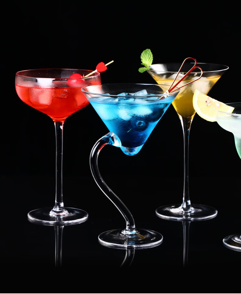 鸡尾酒杯创意个性高脚杯马天尼杯吸血鬼酒吧杯子网红酒杯套装 新款塔