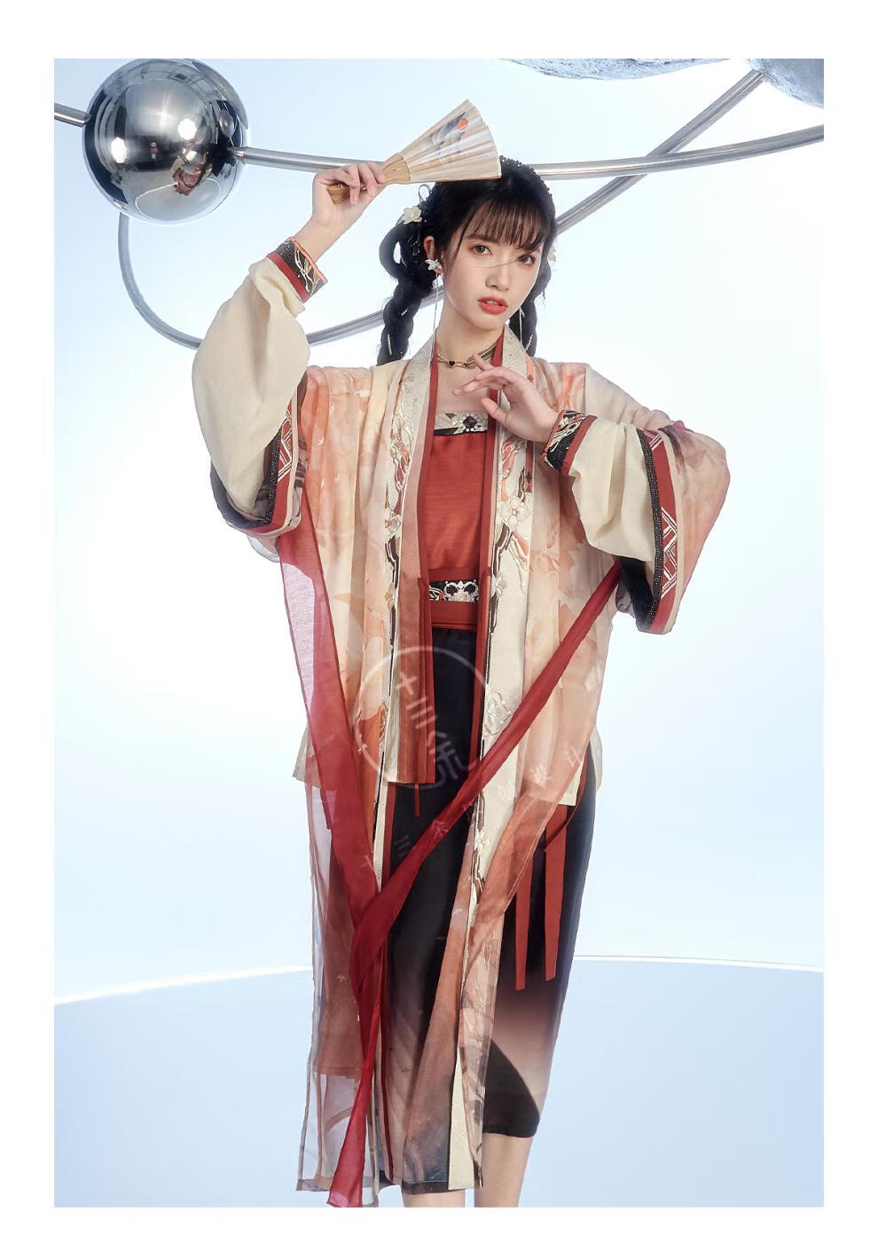 十三余小豆蔻儿火神祝融号航天文创casci联名刺绣宋制