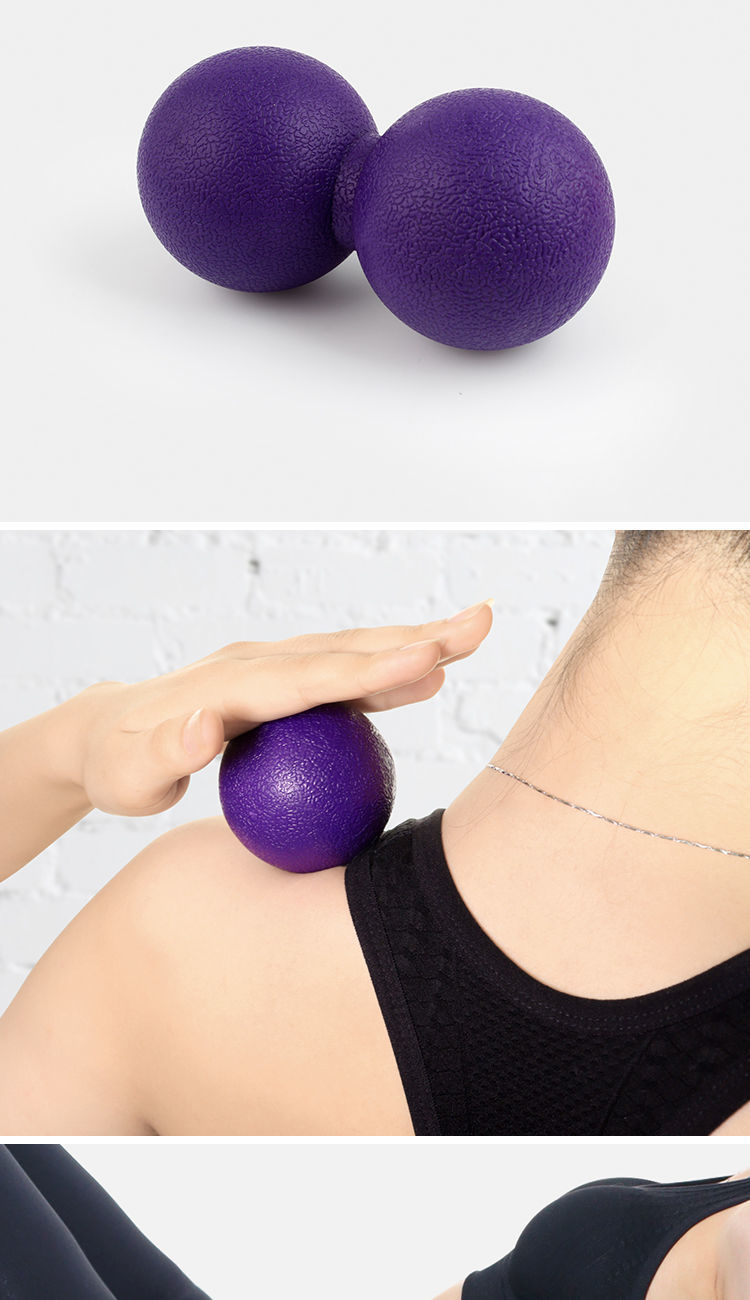 肌肉放松健身球筋膜球花生球瑜伽按摩球足底肩颈康复按摩经膜球常规款