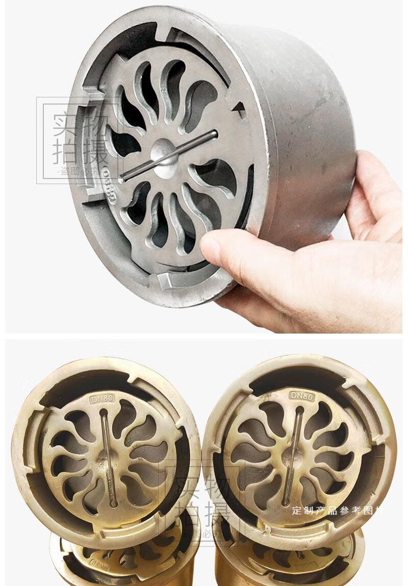 益美思 选fbfddcr80人防防爆地漏不锈钢dn80防爆波防爆地漏地下室工程