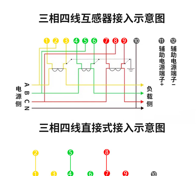 杭州华立电表dtz545三相四线智能电表0.