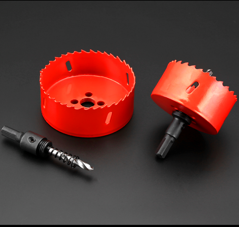 双金属木工开孔器钻头石膏板筒灯pvc塑料铁皮圆形扩孔钻打孔开口16mm