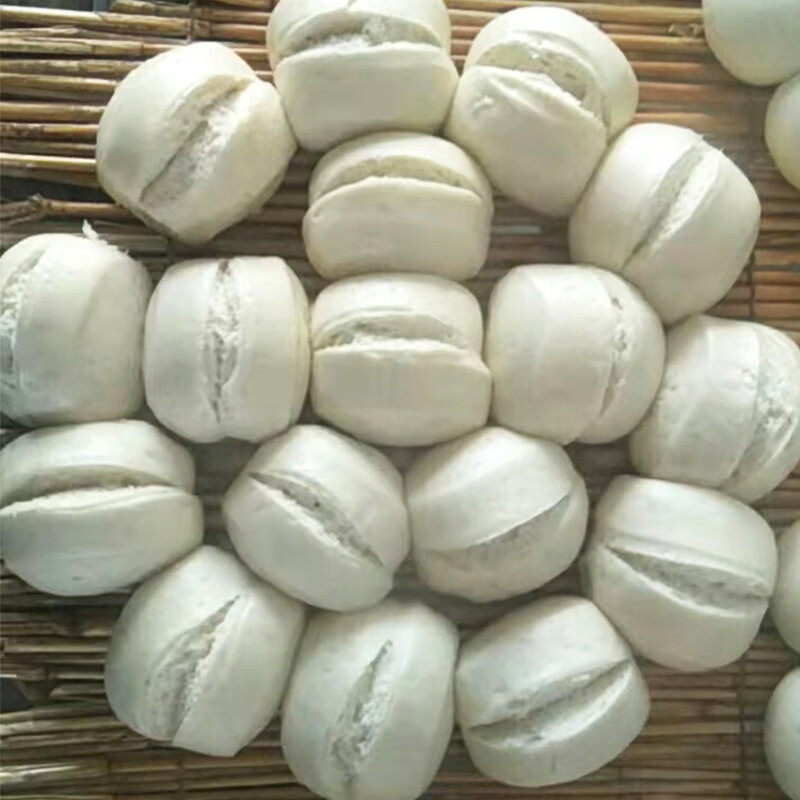 酵面蒸馍早餐老面馒头大花卷传统手工食品真空充氮气保鲜 杠子馍5个/1