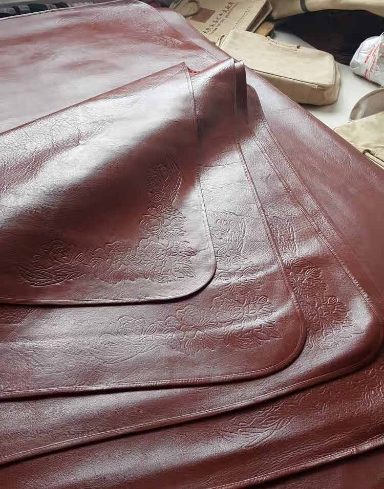 特厚款牛皮席头层凉席软席学生夏季牛皮席红棕色硬席超厚55mm单席12x1