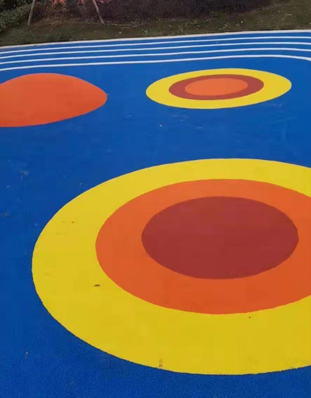 京选优品透气型小区幼儿园epdm学校操场体育场混合型橡胶颗粒施工平米