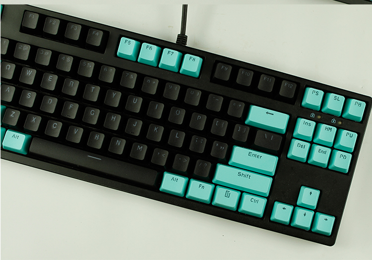 糖蚁同款104/87键机械键盘pbt透光键帽大f通用十字轴配列机械键盘
