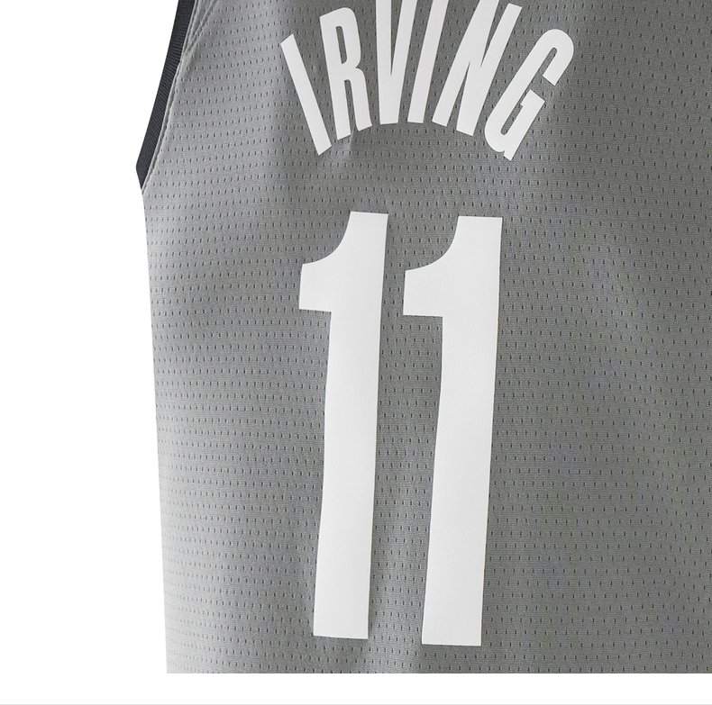 nba-nike-kids 耐克 篮网队 irving 欧文 statement sw 大童球衣 灰色