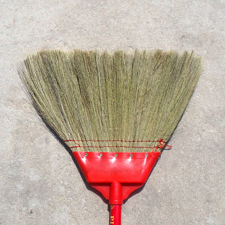 单个塑料扫把头环卫扫帚头扫把杆冰丝硬毛小扫把芒花扫椰衣扫棕扫