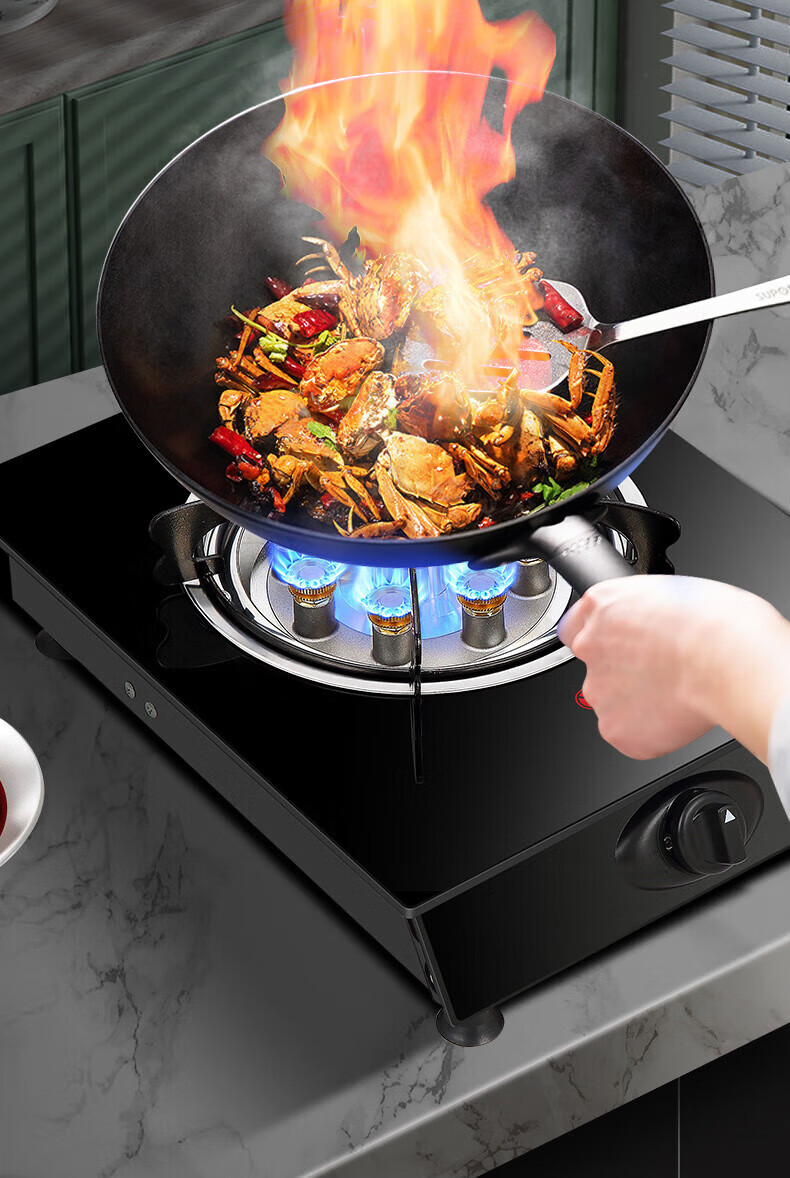 灶单灶液化气台式燃气灶天然气家用猛火节能个炉灶具bea 八腔猛火单灶