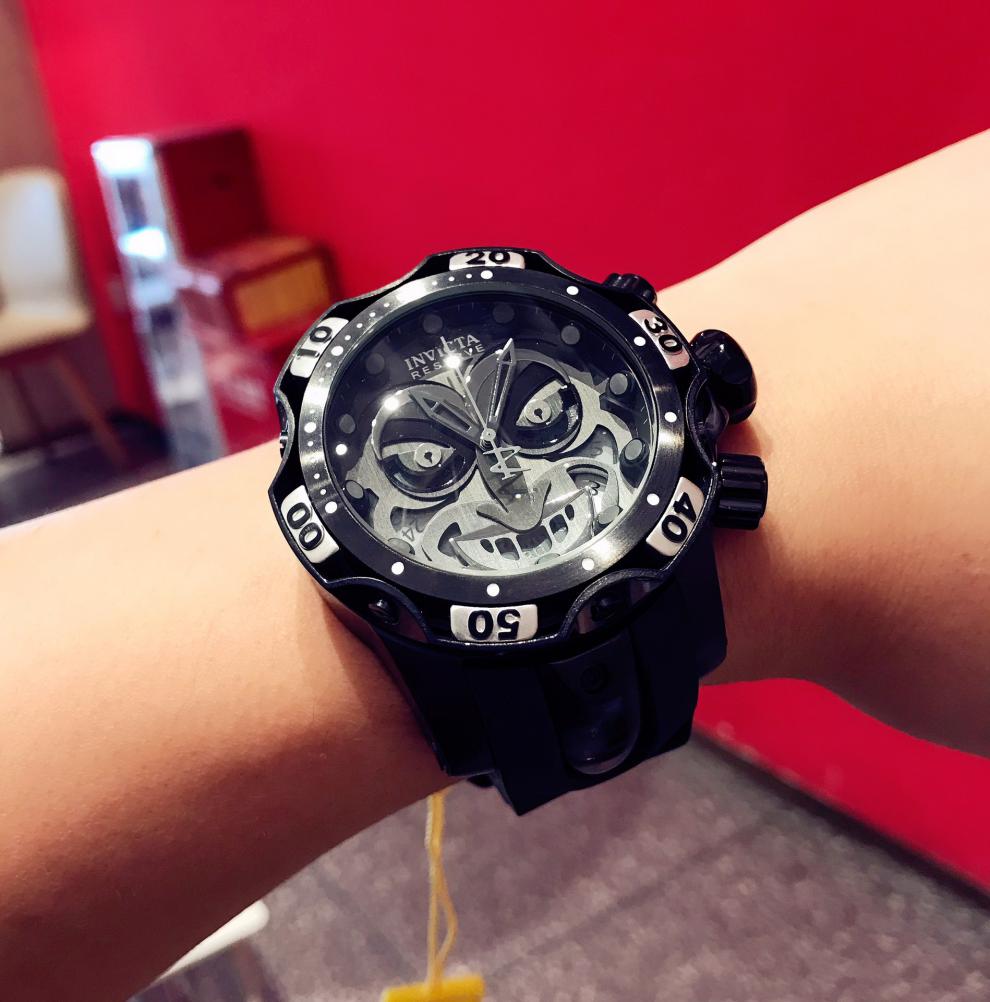 因维克塔小丑联名手表因维克塔invicta joker dc漫威联名小丑防水男士