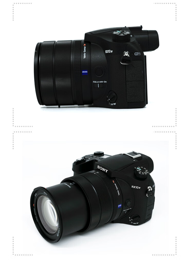 索尼sonyzv1vlog相机长焦黑卡数码相机4k高清视频rx10m4rx10m3杰霆