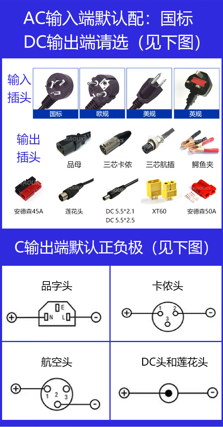 14.6v 20a充电器 4s 12v铁锂电池铝壳充电器 自动转灯 xt60