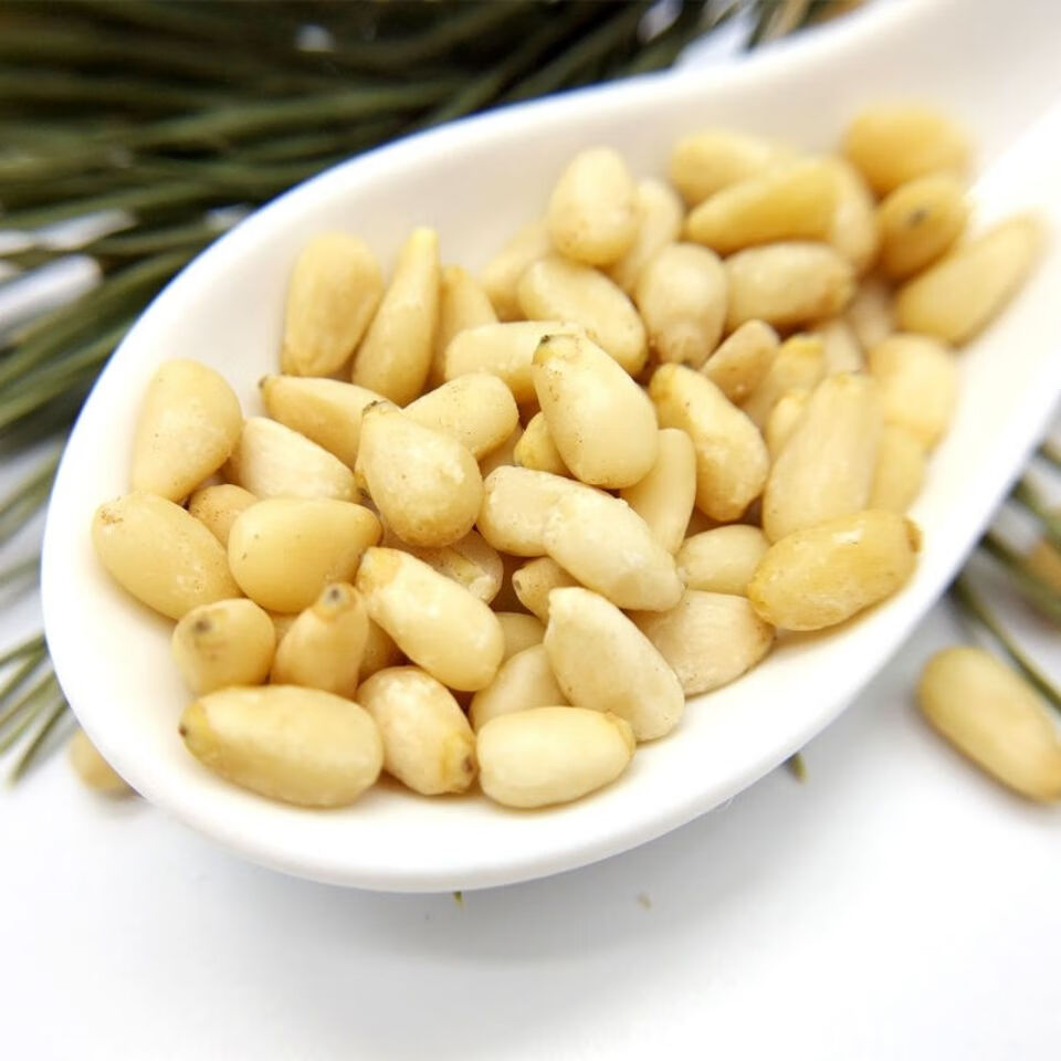 上海可发 新货俄罗斯松仁 500克原味生松子仁 新剥皮松子仁坚果零食