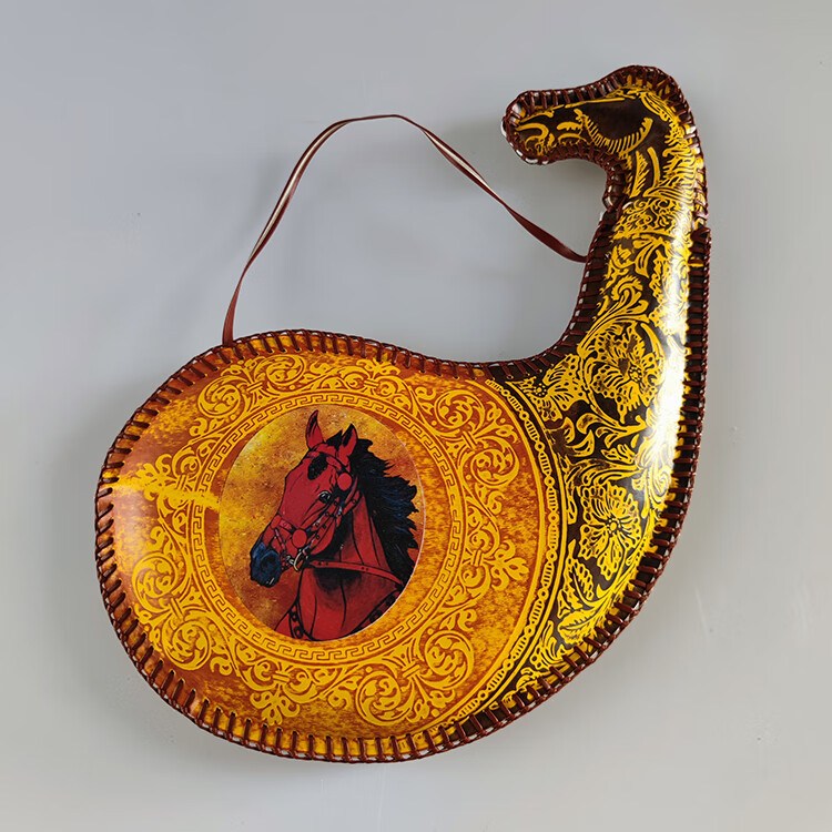 【民族风味】蒙古酒囊奶袋便携别样风情蒙古族特色皮囊酒壶空壶马头