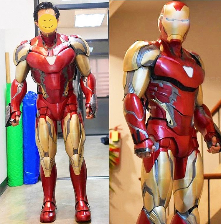 【京品】钢铁侠战衣可穿金属马克85盔甲戴全身头盔摆件diy质感a模型