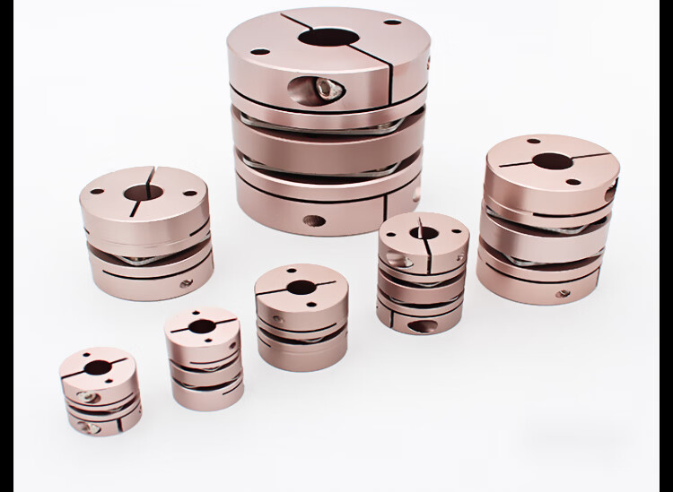 连接器单双膜片联轴器连接轴弹性传动轴伺服电机编码器连轴器猎獒猎獒