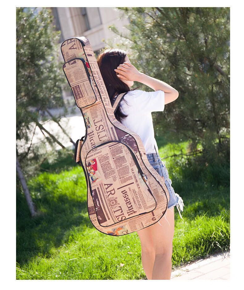 吉他包背包加厚加棉38寸40寸41寸吉他袋吉他琴包吉他背包单肩双肩琴包