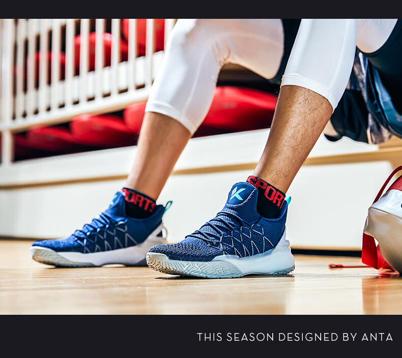 安踏男鞋篮球鞋男低帮kt3轻骑兵3代春季款汤普森篮球战靴透气减震耐磨