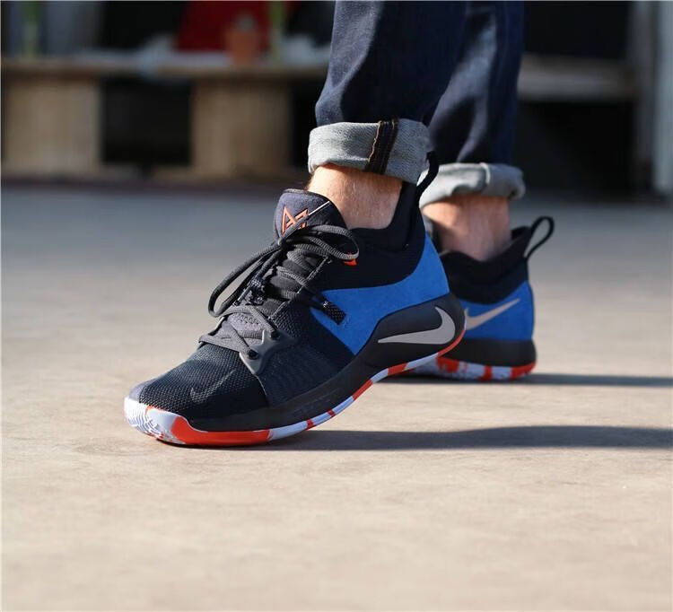 【高品质】篮球鞋浅灰亮灯保罗乔治代白金实战运动鞋pg2 pg2.