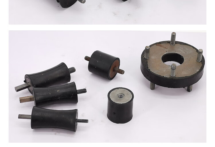 方橡胶减震块汽油振平尺配件把垫震动尺外丝垫平板夯垫块内丝软轴sdff