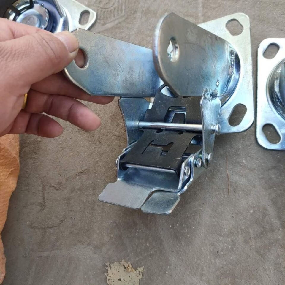 脚手架轮子移动滑轮重型支撑架6寸脚手架轮子万向脚轮支架万向带刹车