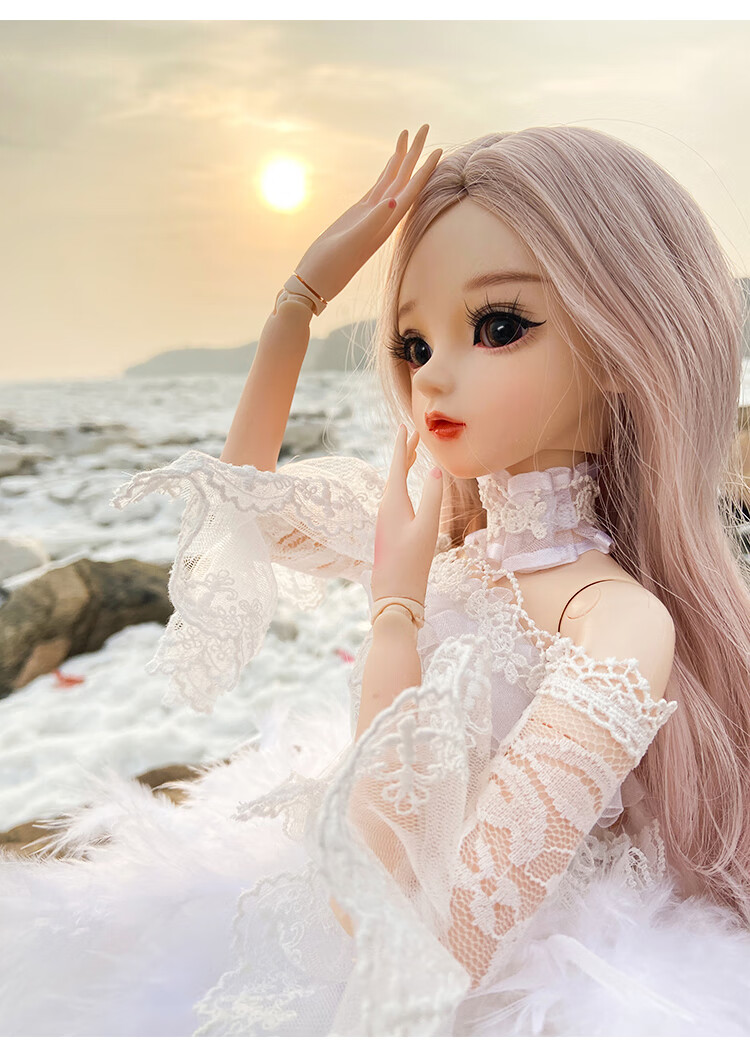 多丽丝娃娃芭比娃娃套装bjdsd洋娃娃玩具大号女孩改妆多丽丝凯蒂60