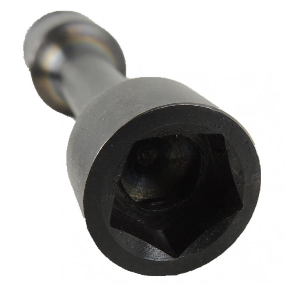 单车自行车防盗螺母防盗螺丝气动套筒扳手五角螺母加长套筒 12mm五边