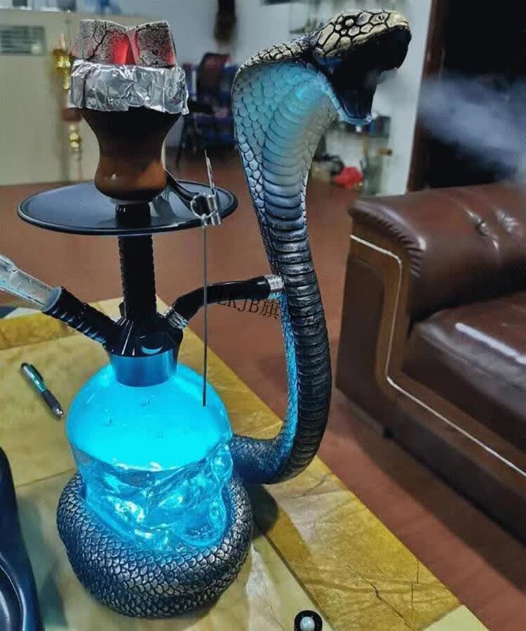 全套 阿拉伯水烟全套 专用酒吧同款六管ktv大号shisha充电款电子壶