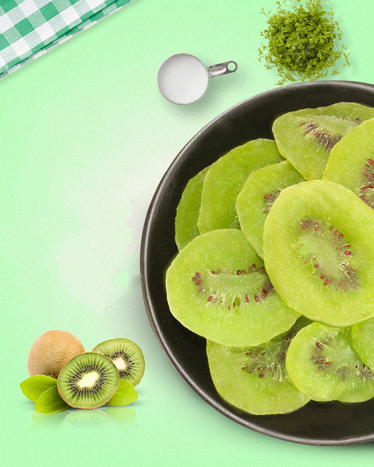 猕猴桃干奇异果干片果脯蜜饯小吃零食水果干500g500克