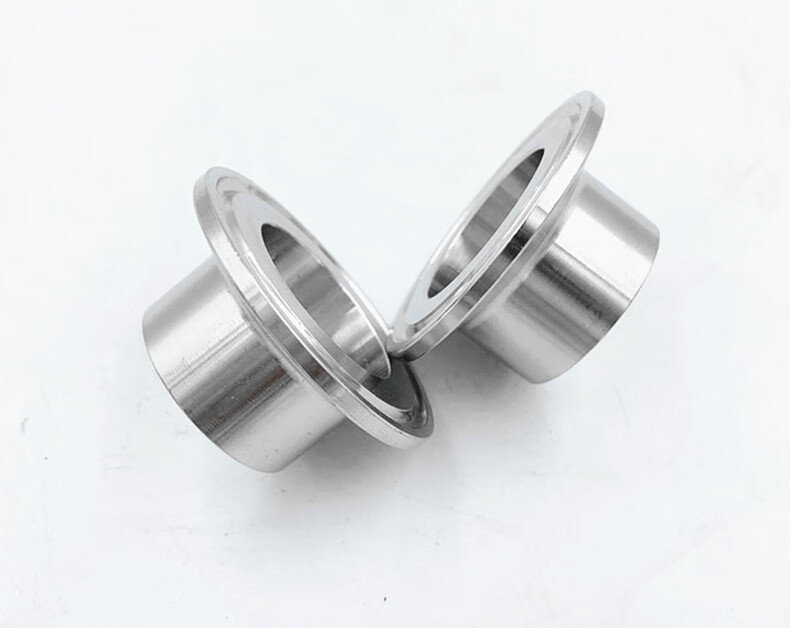 304不锈钢卫生级快装接头卡盘卡箍快卡法兰端头快开快接 63卡盘77.