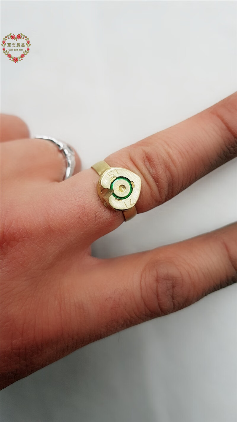弹壳工艺品戒指高精壳戒指军嫂旅饰礼物品手工打磨纯铜情侣七夕首饰兵