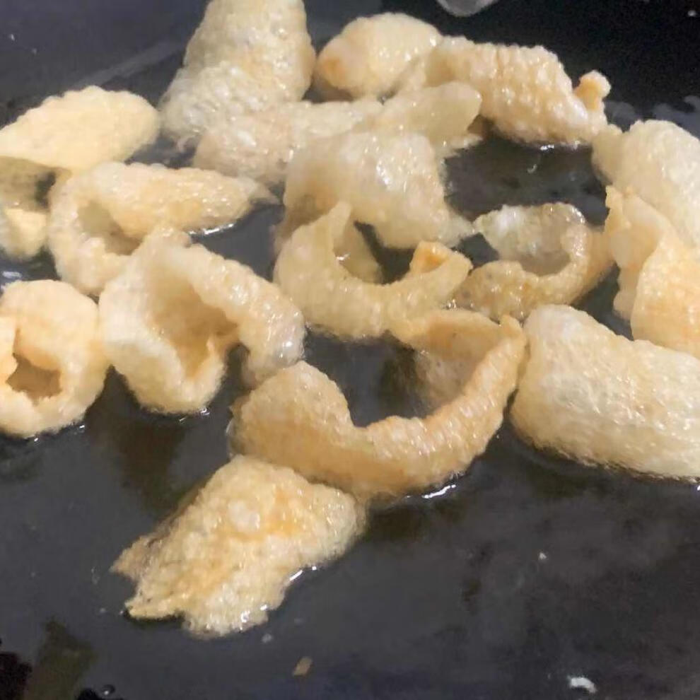 肉皮油炸猪皮肉皮炸猪皮皮肚干货干猪皮江苏响皮凉拌火锅酒店食材 新