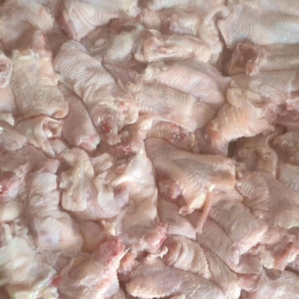 新鲜鸡脖带皮冷冻鸡脖子生鲜鸡脖子烧烤材料卤味食材腾旺纳跃2斤装