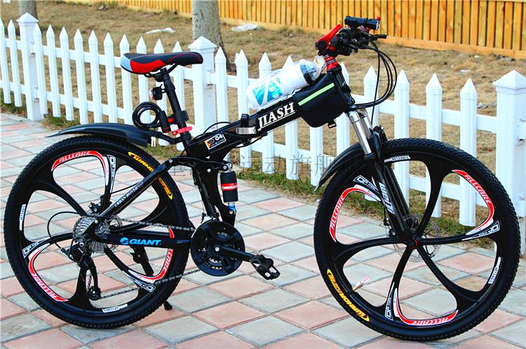 捷安特(giant) 全地形软尾山地车折叠自行车超轻便软尾车架 全地形双