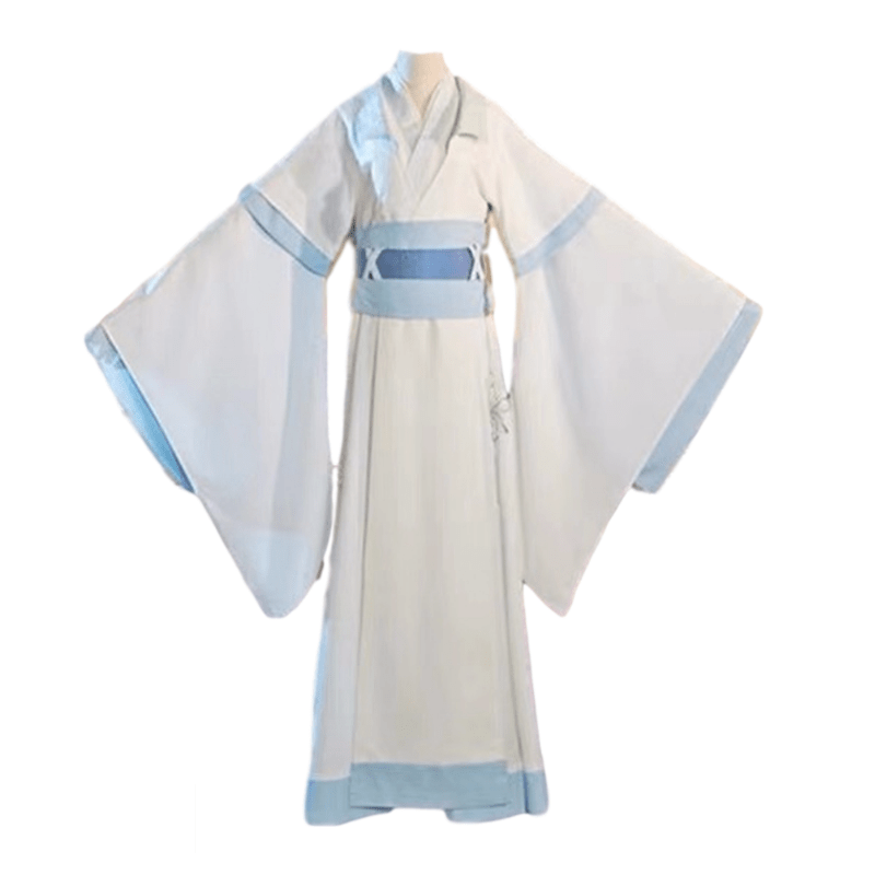 鸿星尔克特价捡漏魔道祖师cos服少年蓝忘机少年cos服假发套装抹额男女