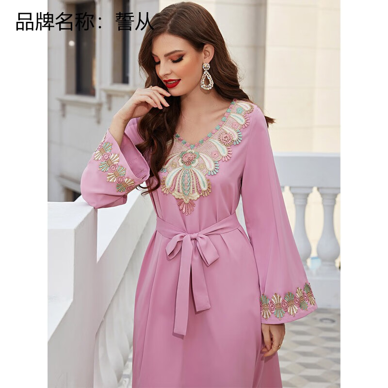 沙特阿拉伯女士服装中东衣服舞台演出表演服沙漠旅游服饰民族礼服