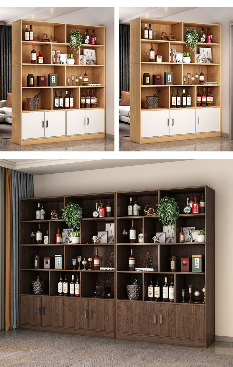 红酒柜展示柜客厅隔断展示架酒架茶叶家用酒柜落地柜陈列烟柜货柜主图