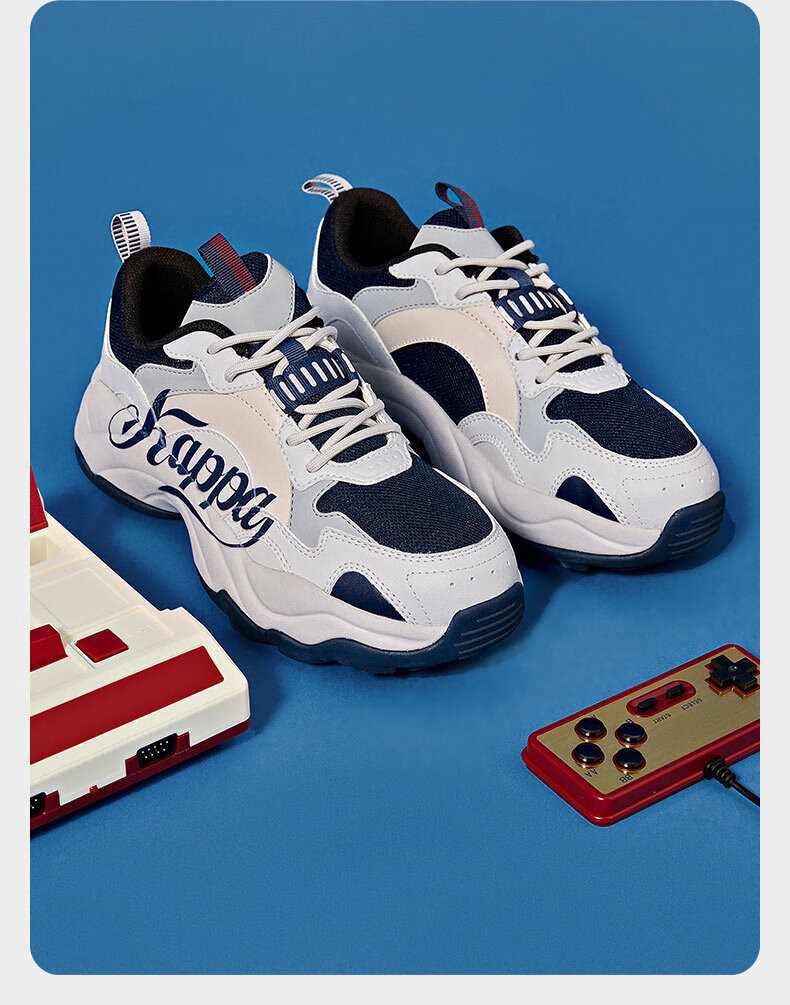 【预】 kappa卡帕老爹鞋新款情侣男女复古跑鞋厚底增高运动休闲旅游鞋