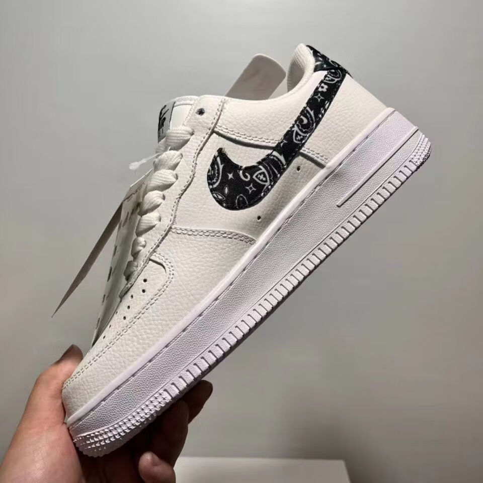欣映【官方旗舰】dunk aj 2022新款af1空军一号腰果花黑白绿蓝校园