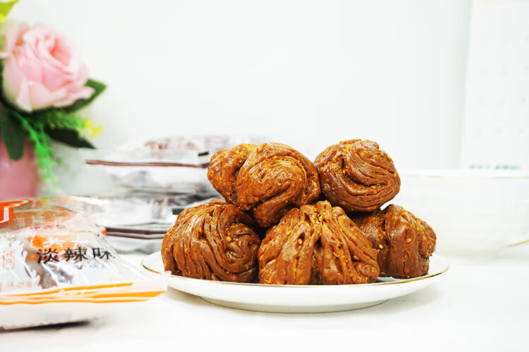 安徽合肥特产狮子头传统食品糕点心240g特色小吃零食香酥脆 咸味狮头2