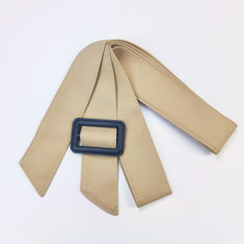 聂庄布带腰带风衣腰带女布料带秋冬百搭简约大衣外套装饰卡其色布条