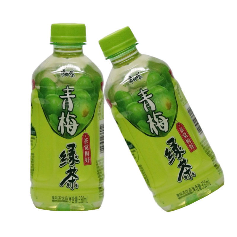 康师傅青梅绿茶果味茶饮品330ml*5瓶迷你装小瓶装饮料整箱 青梅绿茶