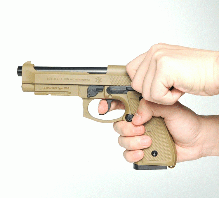 乖巧m9a1m92f虎反吹激光连发抛壳训练发射器模型龑虎食铁兽玩具枪