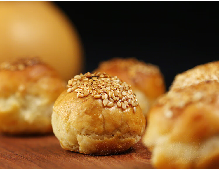 棋子烧饼唐山特产正宗河北香酥芝麻传统散装纯手工小早餐真空500g椒盐