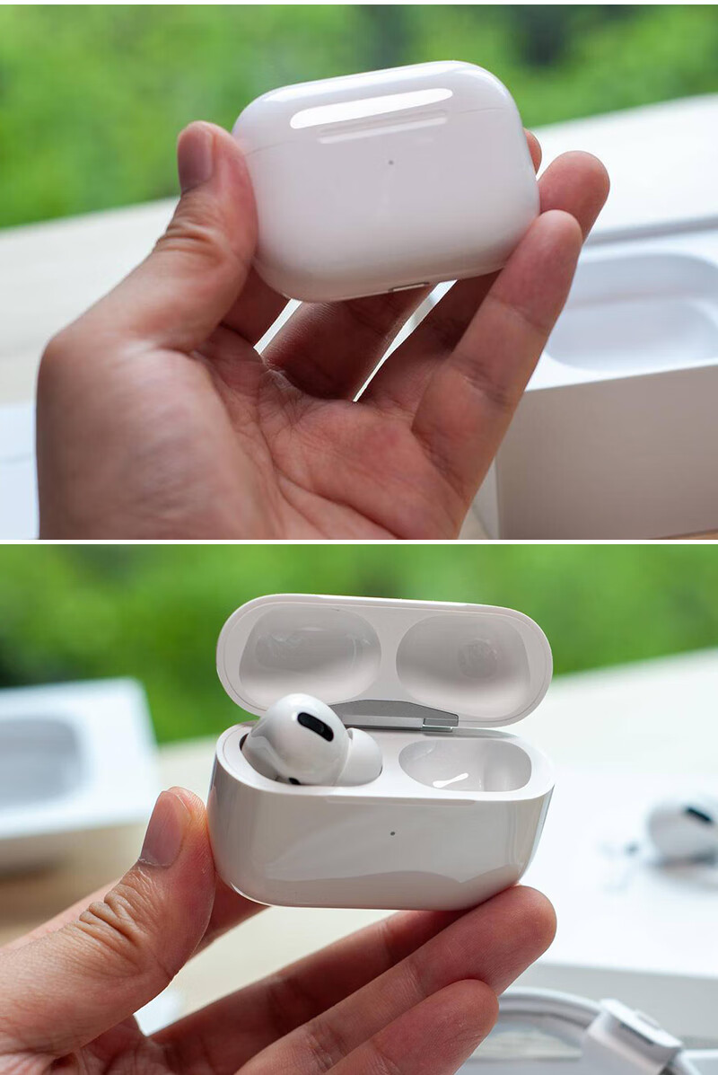 媚竹适用于apple/苹果 airpods pro充电仓左耳右耳单只补配3代耳机盒