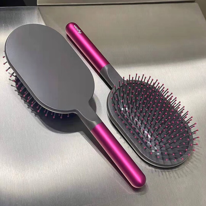 京选好货dyson戴森原装气垫按摩宽齿梳子便携造型顺滑梳女圆梳气囊梳