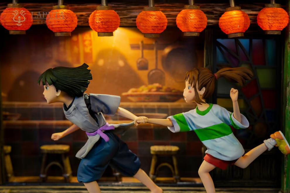 宫崎骏周边手办摆件yygk千与千寻laputastudio画廊壁画宫崎骏吉卜力