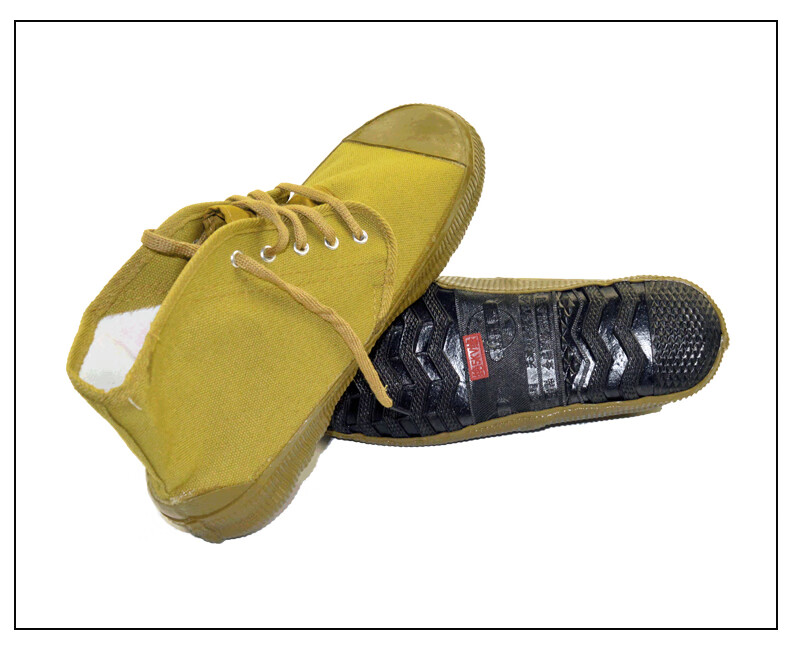 5kv电工绝缘鞋劳保帆布鞋夏季透气高帮男女电力电工工作鞋黄胶鞋