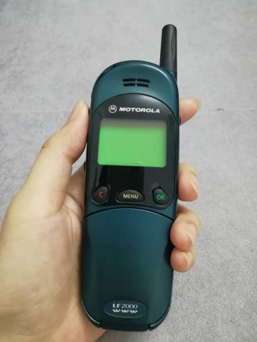 motorola/摩托罗拉 lf2000经典老款大哥大古董怀旧下 墨绿色 套餐二