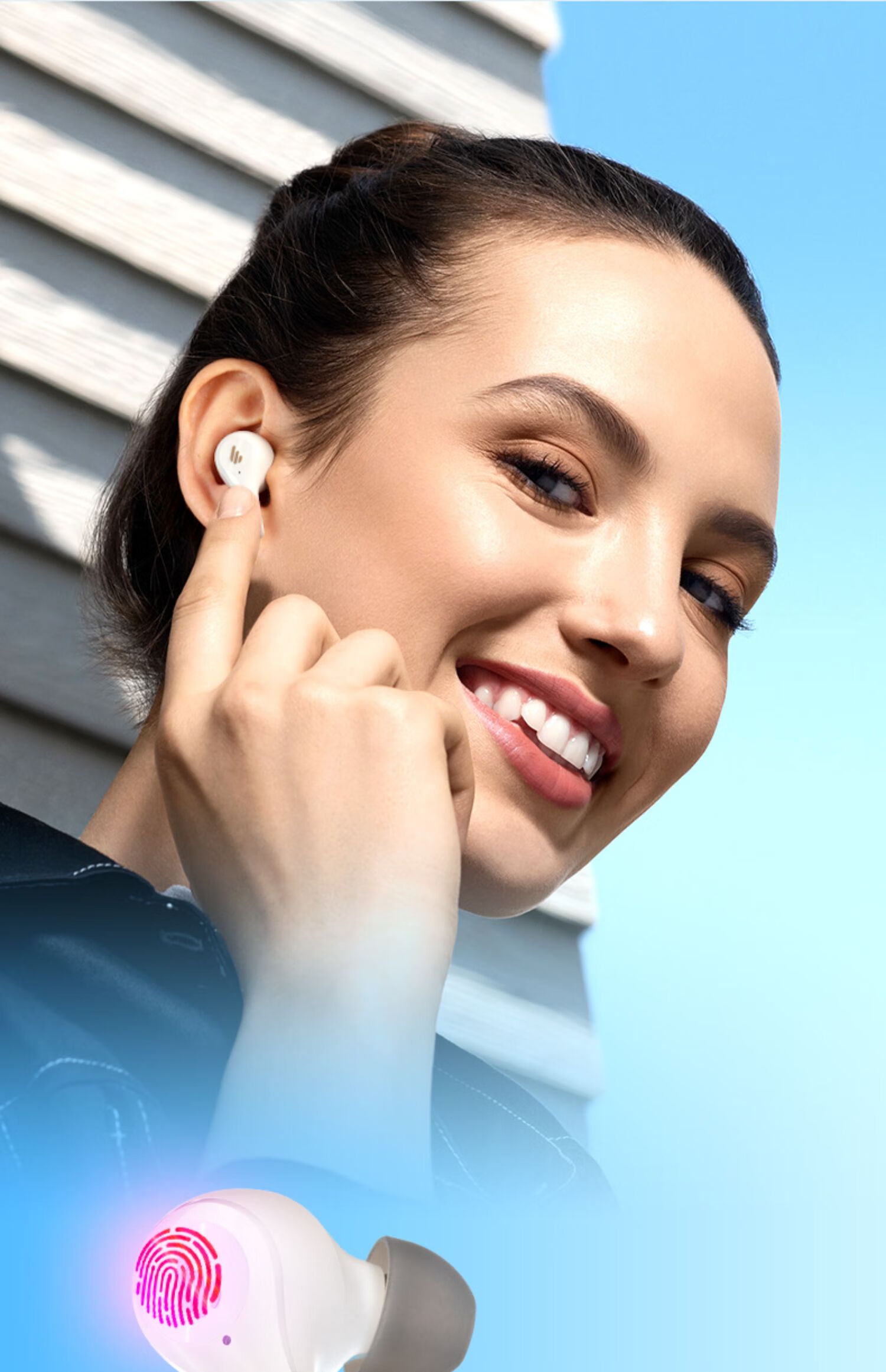 漫步者蓝牙耳机xemal尊享版真无线立体声双耳入耳式运动通话降噪tws带